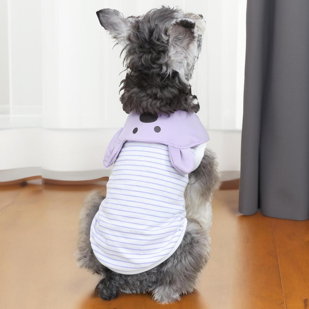 Factory teddy dog clothes summer clothes new cute cartoon bear vest breathable thin pet clothing
