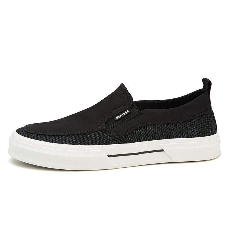 New Summer Mens Shoes Fashionable and Versatile Trendy Casual Shoes Mesh Breathable Board Shoes
