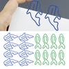 100Pcs Cute Shaped Office Paper Clips Set Lightweight Decorative Lovely Shape Paperclip Clamp for Sc