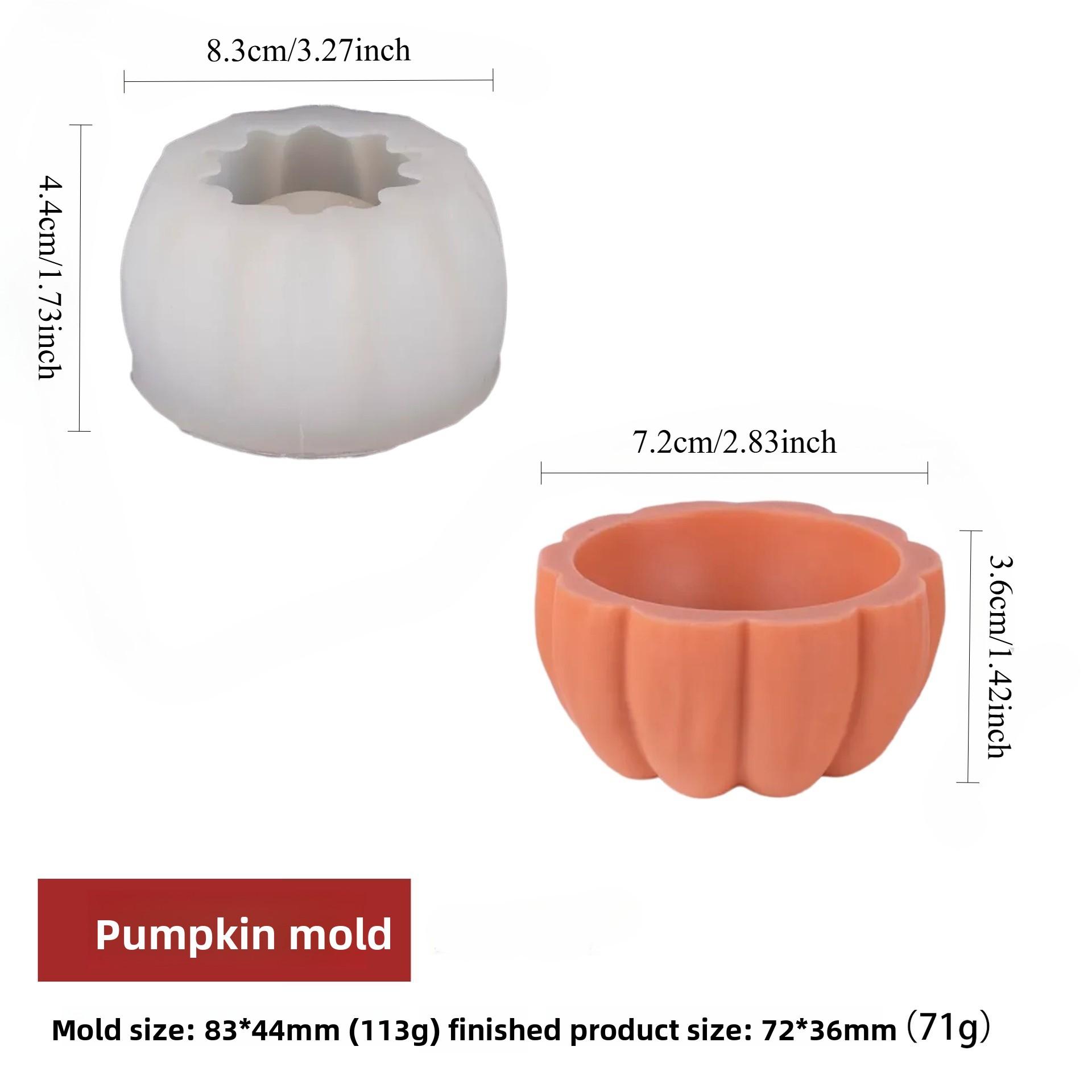 

Pumpkin Silicone Mold Baking Afternoon Tea Desserts Mousse Cake Pumpkin Pudding Jelly Decoration Mold Kitchen Silicone Bakeware белый