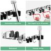 Mop and Broom Organizer Stainless Steel Broom Mop Holder Wall Mounted Strong Broom Mop Holder for Bathroom Kitchen Accessories