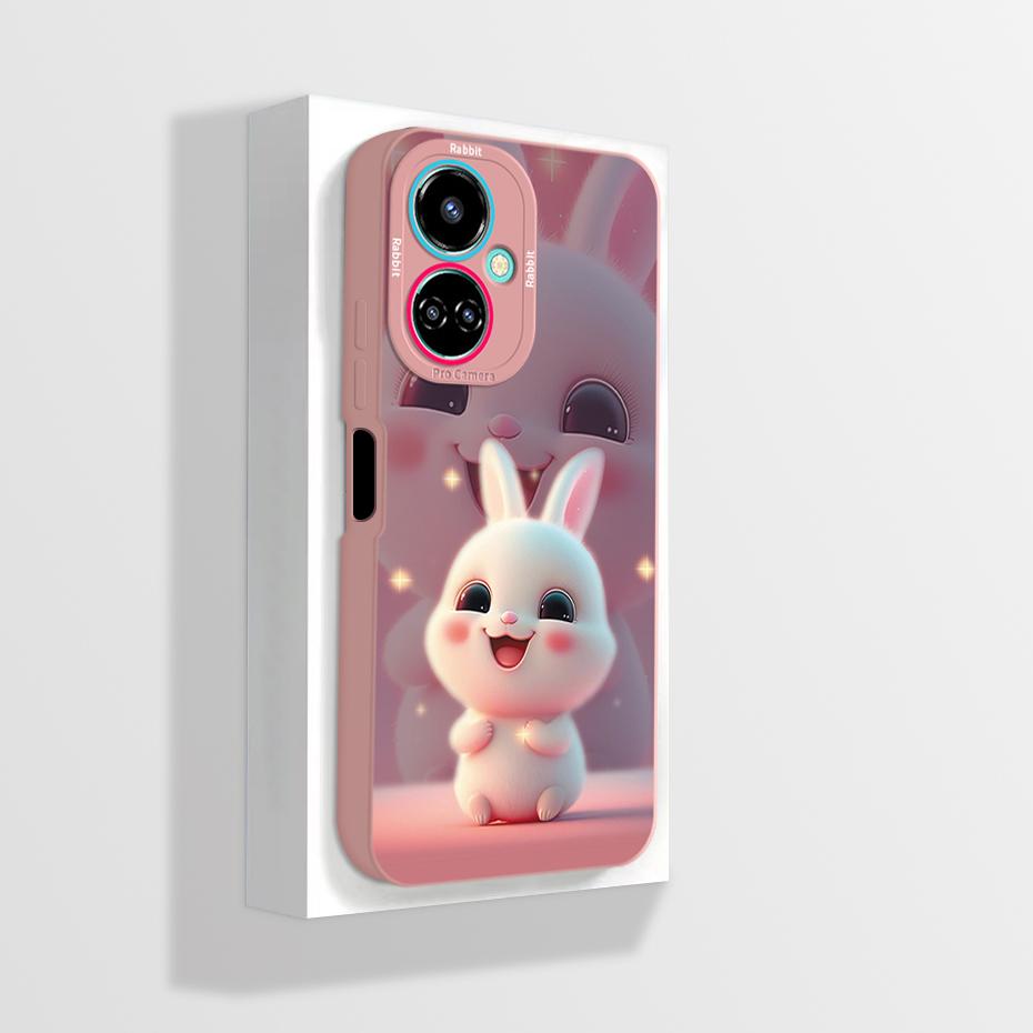 For Tecno Camon 19 Case Camon 19 Pro Neo Phone Case Astronaut Flower Camera Protection Anti Drop Liquid Silicone Soft Back Cover