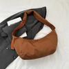 Casual Oxford cloth Women Bags Shoulder Bag Woman Crossbody Bag Hobo Bags Dumpling Bag Large Capacity Female Half Mo Totes