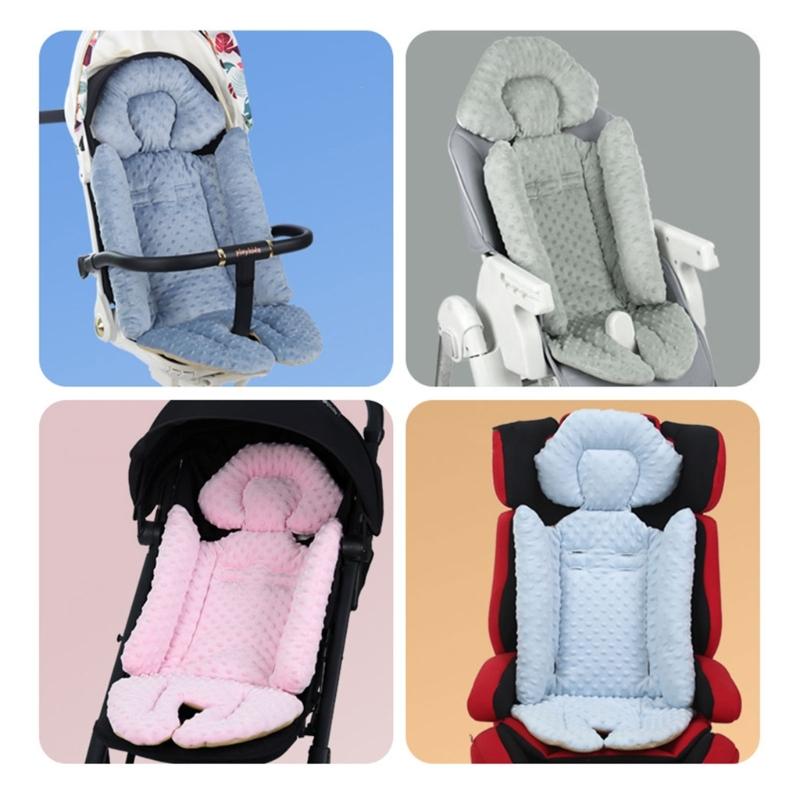 Stroller Seat Liners Baby Stroller Cushion Soft Baby Seat Pad Comfortable Baby Pram Carriage Cushion Non Slip Cushion