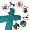 Anti-Biss Sicherheits-Handschuhe Lange Leder Schutzhandschuhe Haustiere Greifen Biss-Schutzhandschuh