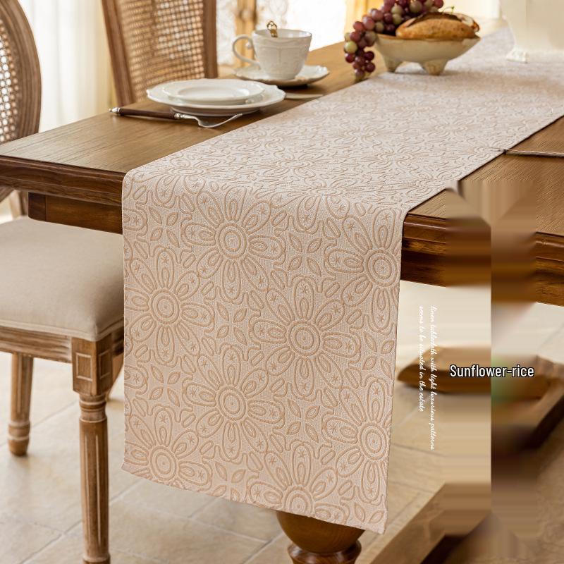 3D Pattern Long Table Runner & Bed Runner - Home Decoration Fabric Cover