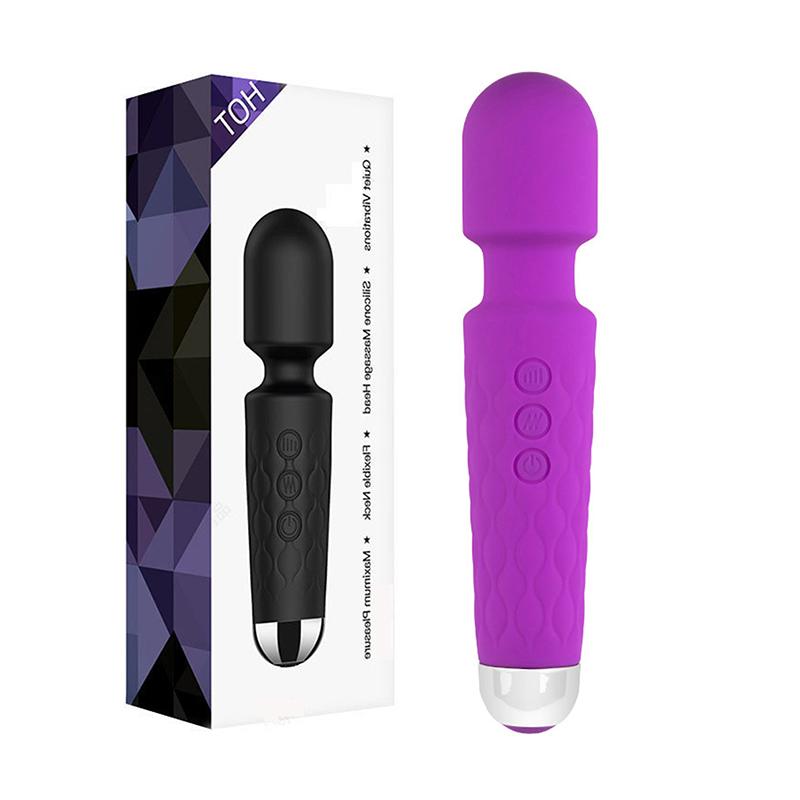 Av Vibrator Strong Magic Wand Waterproof Massager Clitoris Stimulator Sex Toys G Spot Usb Rechargeable Adult Female Sex Product