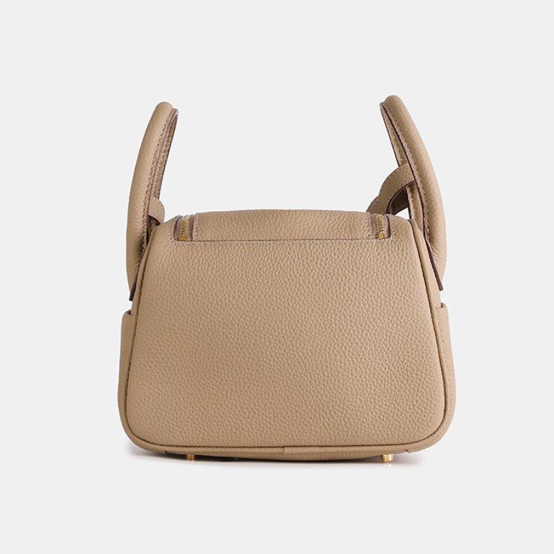 Urban Minimalist PU Shoulder Crossbody Bag 26cm Commuter Bag with Flap Zipper Design Double Straps Medium Soft Versatile Women's Bag