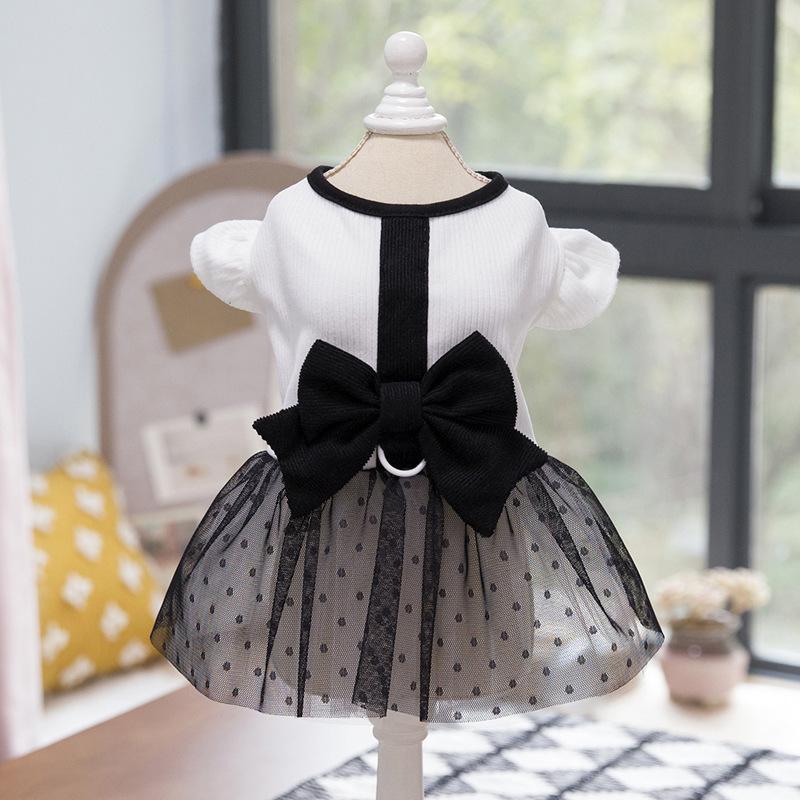 Pet Cat Small Dog Dog Clothes Summer Princess Couple Dress Wedding Dress Vest