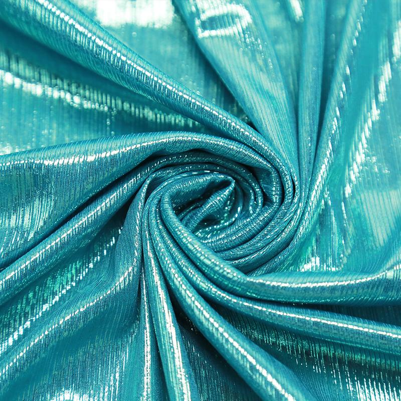 Sparkling Elastic Fabric for Dance Wear Costumes Dress Gilded Soft Stretch Fabric Background Decoration Clothing DIY Material