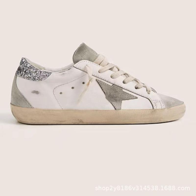 Chaussures de sport pour femmes étoiles petites sales classiques polyvalentes chaussures de skate pour hommes augmentation de la hauteur intérieure chaussures blanches en cuir de vachette sales