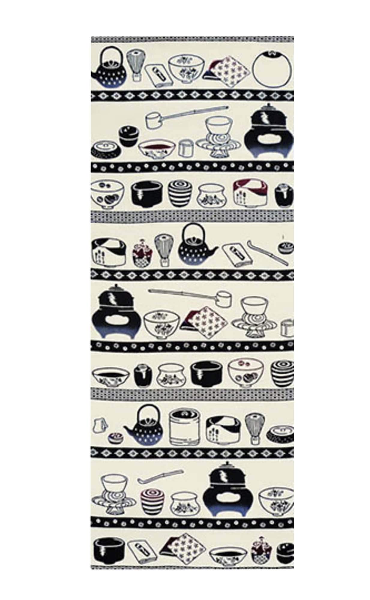 

Edoten Todaya Shoten Tenugui Tea Ceremony Utensils 1043 Niwa-zome бежевый