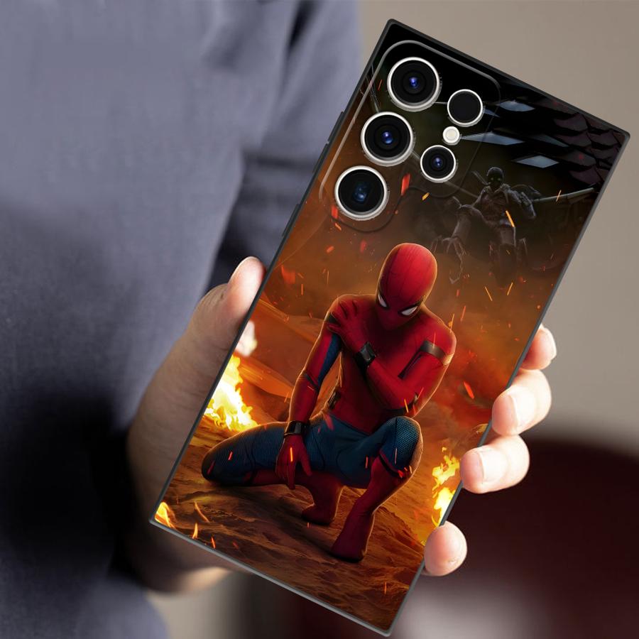 Marvel Spider Man Deadpool Case for Samsung Galaxy S26 S10 S9 S21 FE Note 20 Ultra 8 9 10 S20 S24 Plus S23 S25 Ultra Funda Phone