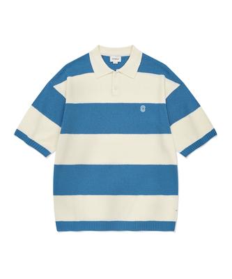 Rugby Half Knit Blue