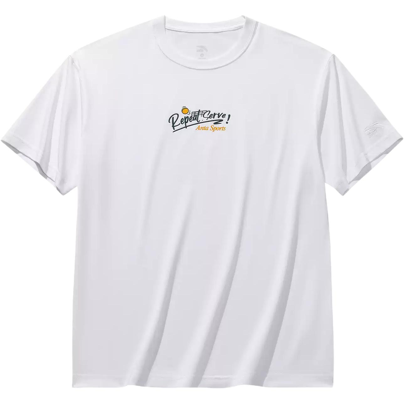 

Anta Minimalist Letter Versatile Round Neck Short Sleeve T-Shirt Men Tops 152628133-1 M