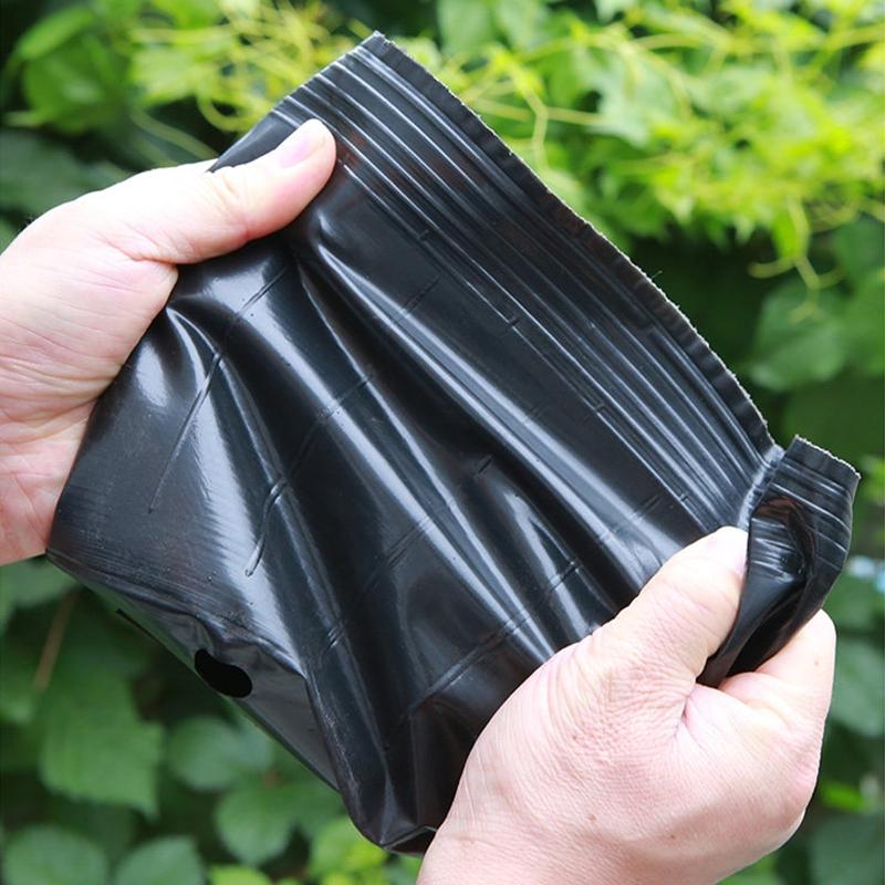 100/50Pcs Plants Nursery Pots Plastic Seeds Starter Pots W/ Holes Garden Plant Pot For Succulents Seedling Cutting Transplanting