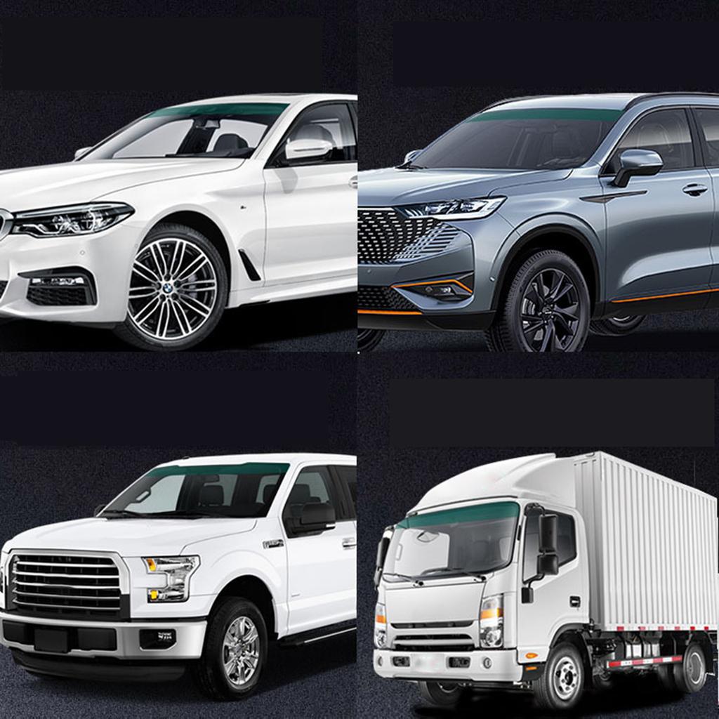 Automobil Dualfarbige Fensterfolie Einfache Installation Auto Farbverlaufs-Sonnenschutzfolie für Sonnenschutz & Sichtschutz