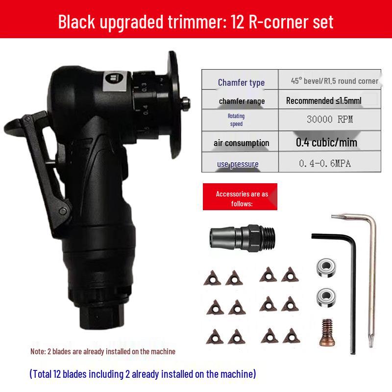 Handheld 45° Pneumatic Chamfering Machine for Metal Deburring