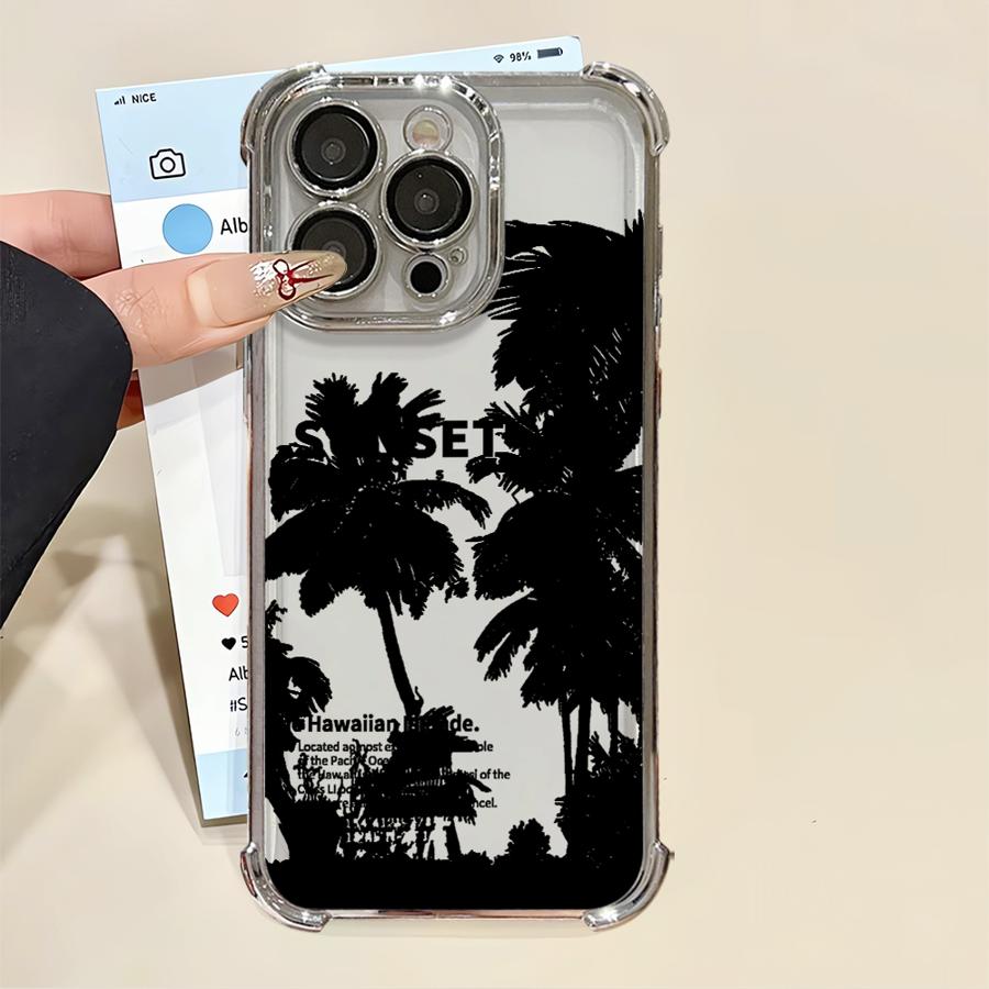

Phone Cover Case for Apple iPhone 17 Pro Max 16 Pro Air 15 16e 13 11 14 12 Plus Coconut Grove iPhone 16 Pro