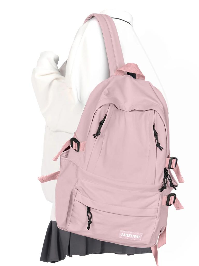 Mochila Versatile School Backpack for Teens Girls, Women Work Laptop Backpack, Neutral Simple for Middle High School College Bag