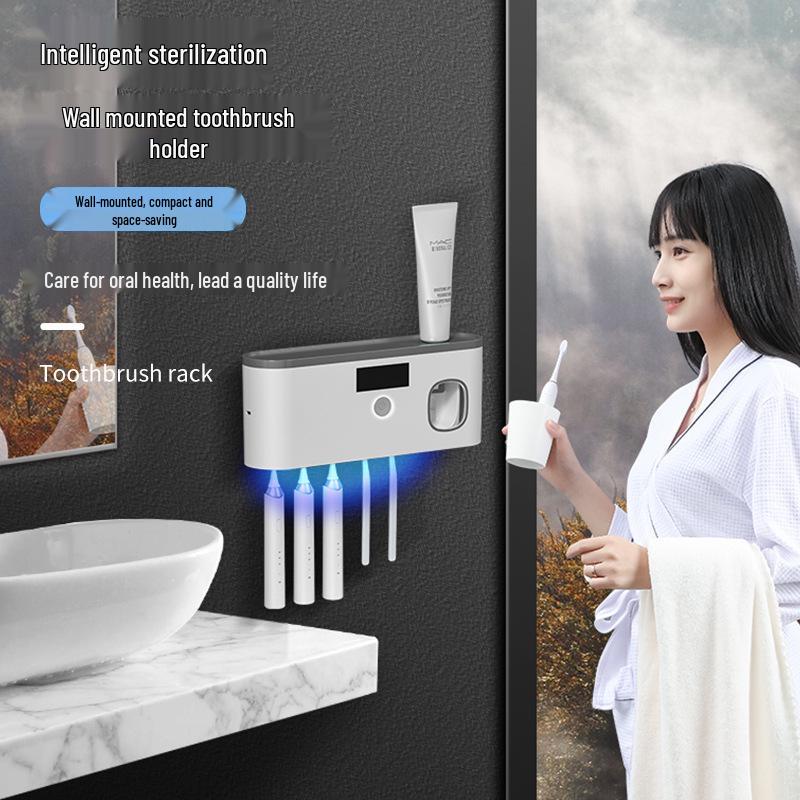 USB Wireless UV Toothbrush Sterilizer & Holder