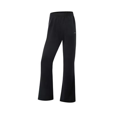 Li Ning Seria Fitness Casual Simplu Versatil Yoga Antrenament Confortabil Respirabil Croială Slim Pantaloni Evazați Tricotați Pantaloni Sport Femei AKLV718-1