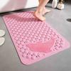 Tapis Anti-Glisse Salle de Bain PVC Douche Anti-Chute Tapis de Pied Épaissi Dauphin Massage Sol Salle de Bain Tapis de Bain Tapis de Douche