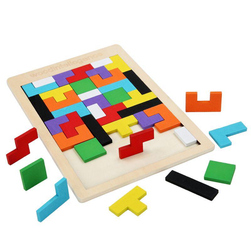 Creative Learning Tetris Educational Toys For Kids Age 3 4 5 6 7 8 Year Girl Boy