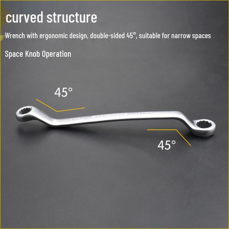 Premium Double-Ended Plum Blossom Wrench Set for Auto Maintenance (Sizes: 6/8/10/12/14/16/17/32)