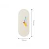 Home Decor Cream Style ABS Wall Clock Living Room Decoration Desktop Silent Wall Clock Vertical Clock