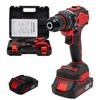 21V Lithium Battery Dual-Speed Hand Drill & Electric Screwdriver with Bit Set