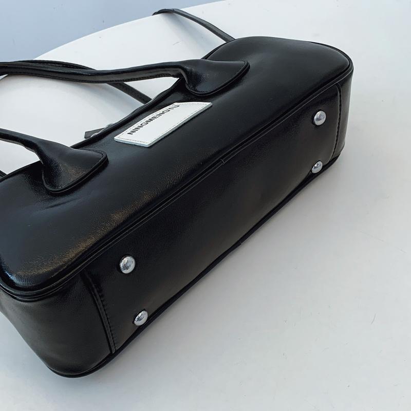 Neon Green Leather Shoulder Bag for Women - Trendy Baguette Handbag with Detachable Strap, Fashion Retro Purse