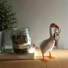 1pc Magnetic Goose Key Chain Home Decoration Sculpture OOffice Desk Decoration Resin Goose Duck Sculpture Tool Rack Home