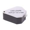 10X 21mm LED Light IlluminatedEye LoupePocket Jewellery- Magnifier- Portable Foldable Magnifying Glass with Lights Gift