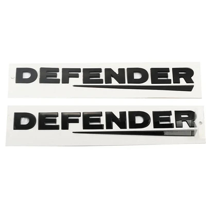 ABS Car Tail Letters Emblem Trunk Badge Stickers for Land Rover Defender Logo EVOQUE Discovery Range Rover Freelander XS3