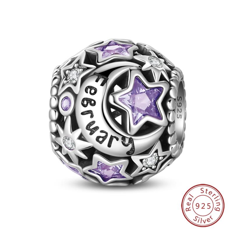 Charms Fit Qikaola Bracelets Copper Twelve Constellations Charms Beads Leo Aries Virgo For Birthday Jewelry Gifts