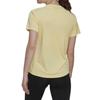 adidas Run It Tee Round Neck Quick-Dry Comfortable Solid Color Short Sleeve Regular T-Shirt Women Tops Yellow HL1457