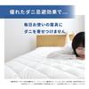 Teijin Bed Pad, Anti-Mite, Suppresses Dust Mite Growth, Uses Danist, Washable, Year-Round, Suitable for Mattresses and Futons, Elastic Corners, Availa