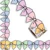10m Colorful Bows Bulletin Board Border Decorative Classroom Border Adhesive Bulletin Board Trim Sticker for School