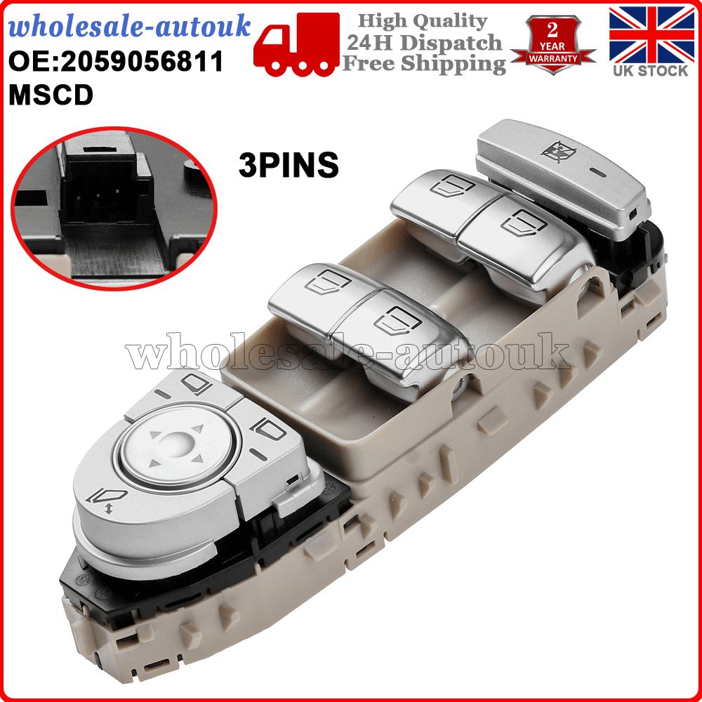 Car Electric Power Window Control Switch For Mercedes-Benz C W205 C220 2014-2018