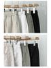 Men's High-End Pure Linen Summer Pants - Loose, Wide-Leg, Straight-Cut Style