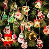 1.65M/10 Light Christmas Lights String 10 Christmas Patterns LED String Light  Car