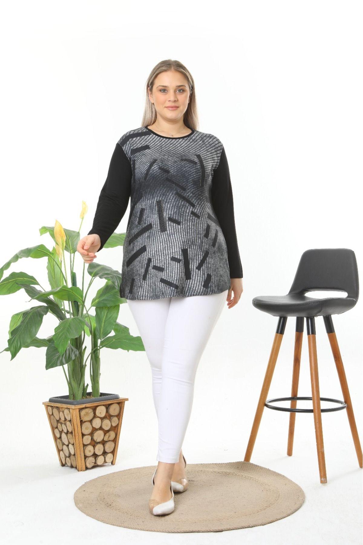 

Женская блузка большого размера Блузка больших размеров