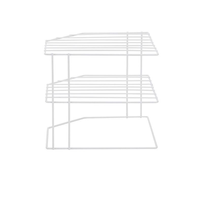 3 Layers Dish Drying Rack Kitchen Organizer Corner Shelf Pot Non Punching Storage Table Rack Under Sink Storage Rack