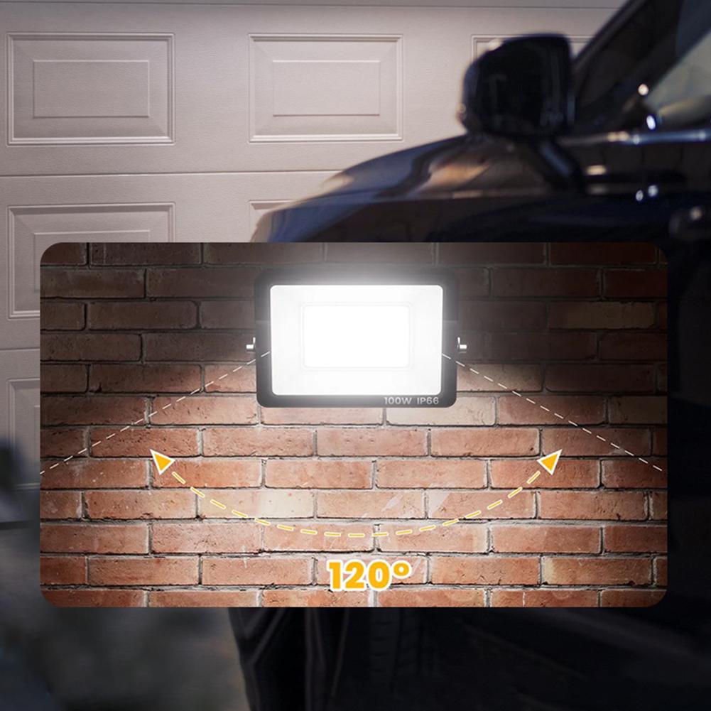 LED PIR Motion Sensor Floodlight Outdoor Wall Light White Light 50W 30W 20W 10W IP66 Waterproof LED Spotlight For Garden