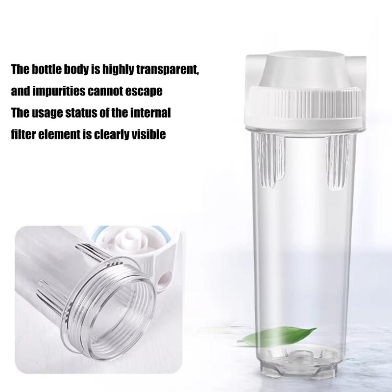10inch Transparent Water Depurator Filter Bottle Detonation Proof Bottle Filter Replacement Water Filters Bottle