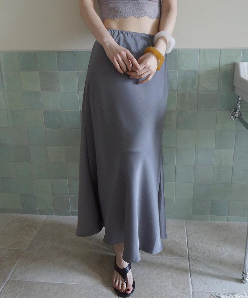 Peulojegteuweibeu Double Satin Skirt (5Color)