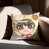 Manga LLost In The CCloud Pillow Case Square DoubleSided Printing Short Plush Sofa Cushion Cover Bedroom Bedside Pillow