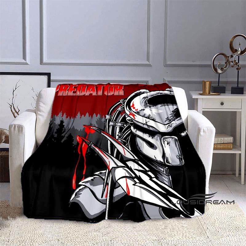 Alien Vs. Predator Printed Blanket Warm and Beautiful Flannel Soft and Comfortable Home Travel Bed Blanket Birthday Gift