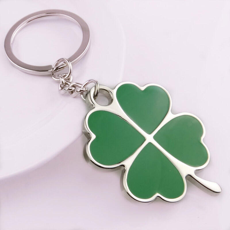 Four-leaf clover keychain key ring clover pendant DD-13290